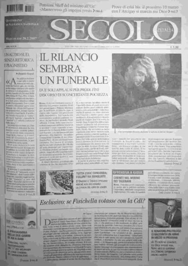 mercoledì 28 febbraio 2007