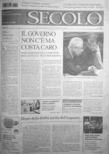 venerdì 2 marzo 2007