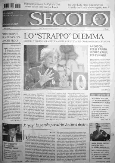 giovedì 8 marzo 2007