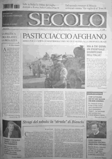 venerdì 9 marzo 2007