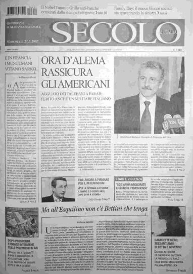 mercoledì 21 marzo 2007