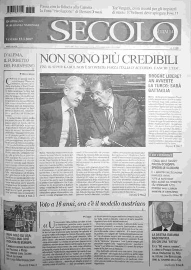 venerdì 23 marzo 2007