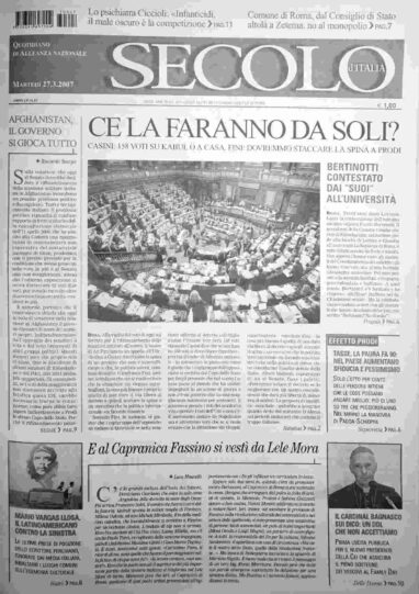 martedì 27 marzo 2007