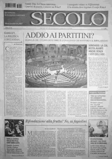 mercoledì 4 aprile 2007