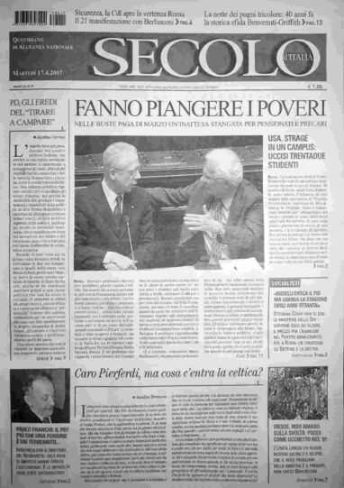 martedì 17 aprile 2007