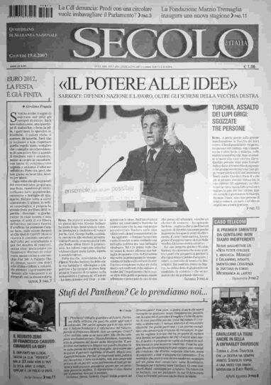 giovedì 19 aprile 2007