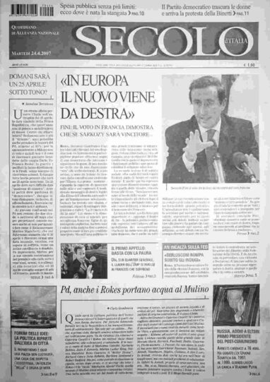 martedì 24 aprile 2007