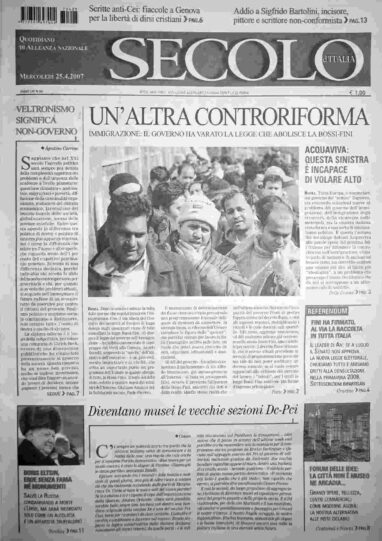 mercoledì 25 aprile 2007