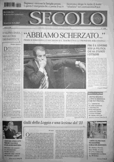 martedì 22 maggio 2007