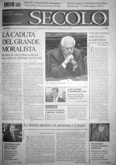 mercoledì 23 maggio 2007