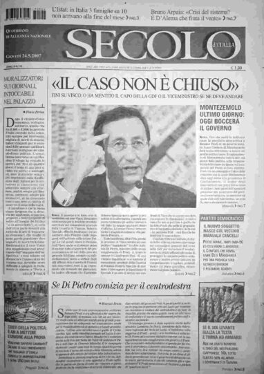 giovedì 24 maggio 2007