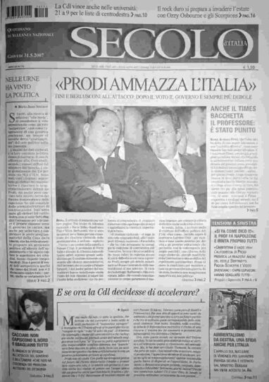 giovedì 31 maggio 2007