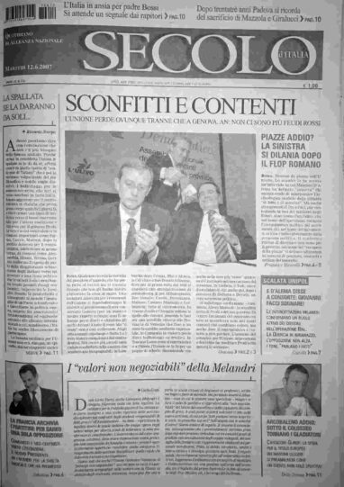 martedì 12 giugno 2007