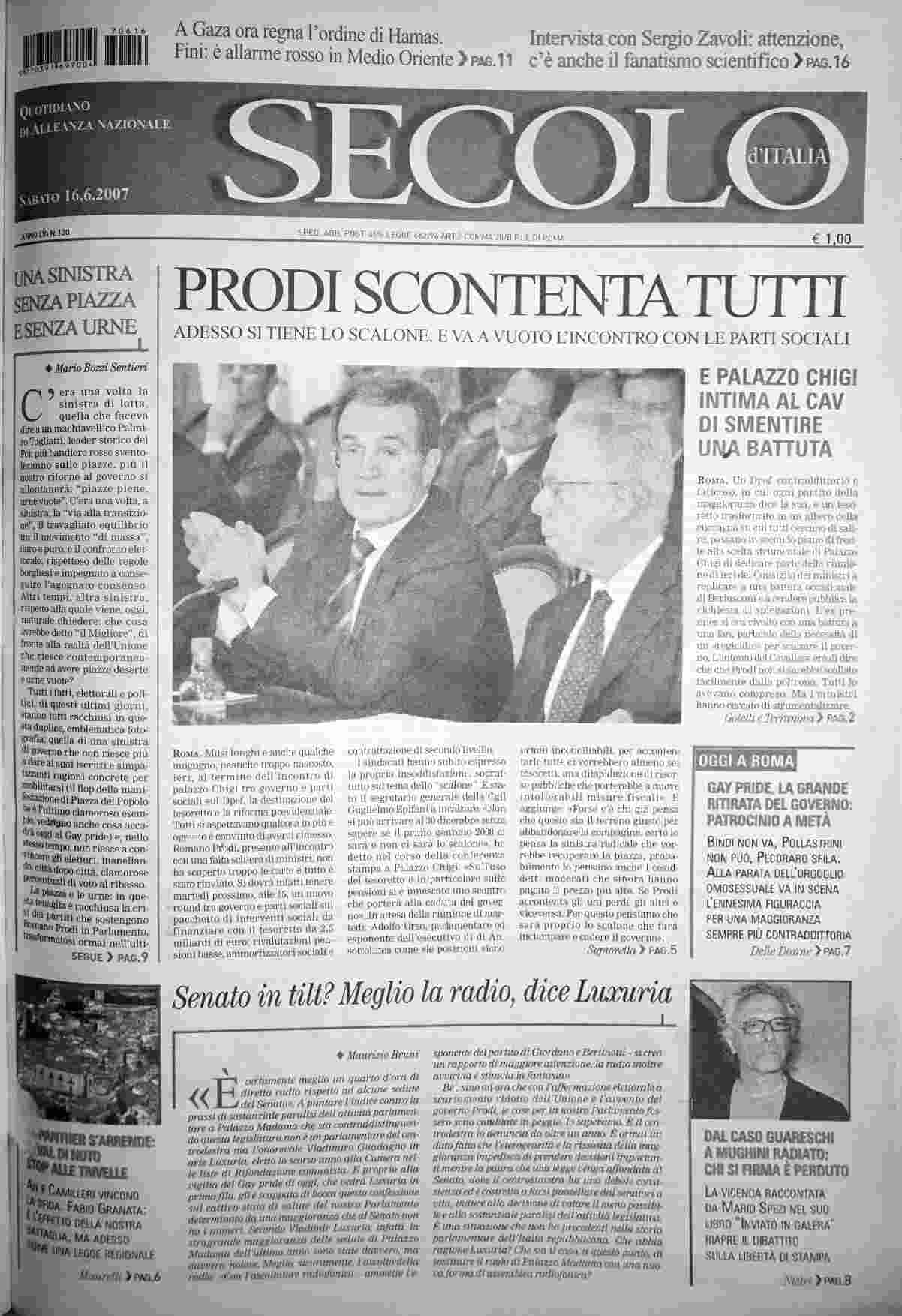sabato 16 giugno 2007