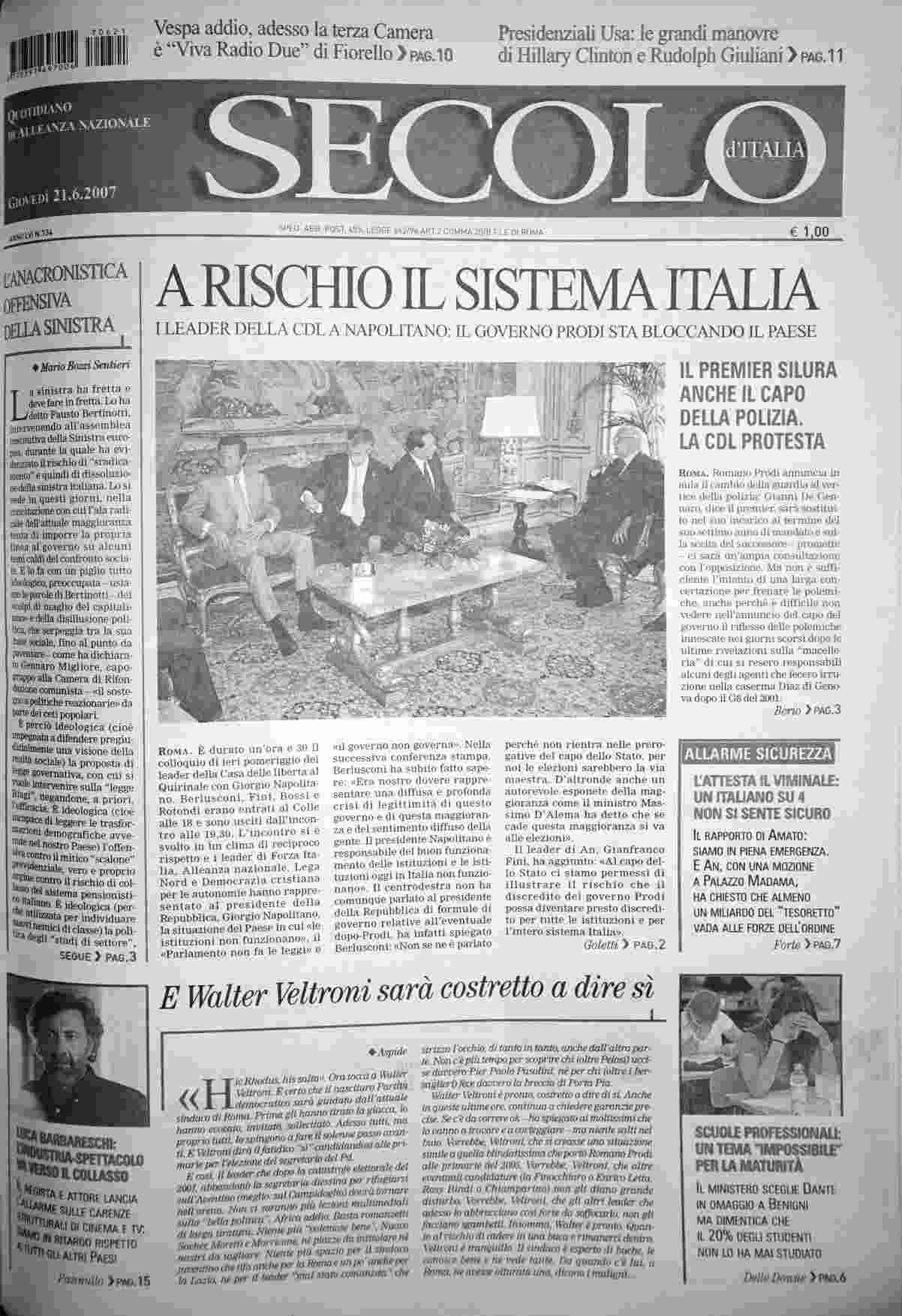 giovedì 21 giugno 2007