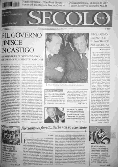 venerdì 22 giugno 2007