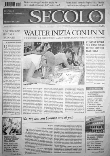 martedì 10 luglio 2007