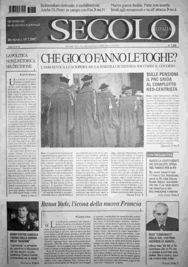 domenica 15 luglio 2007