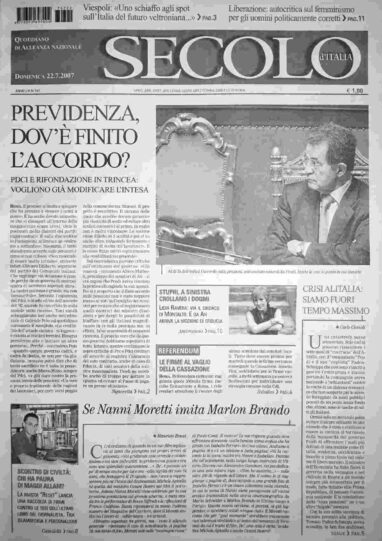 domenica 22 luglio 2007
