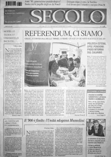 martedì 24 luglio 2007