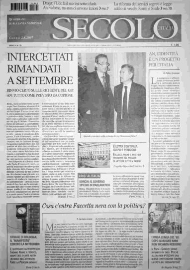 giovedì 2 agosto 2007