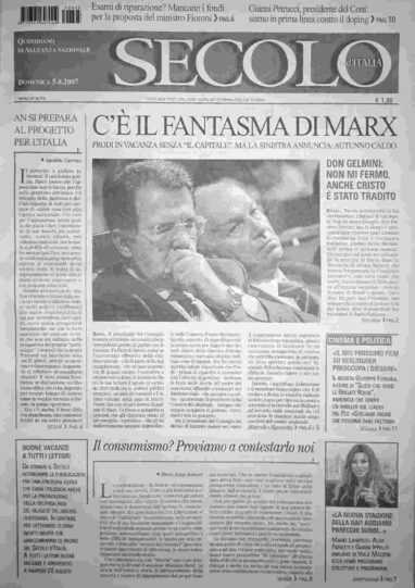 domenica 5 agosto 2007