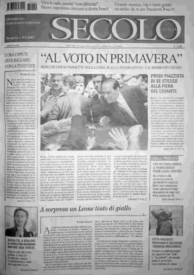 domenica 9 settembre 2007