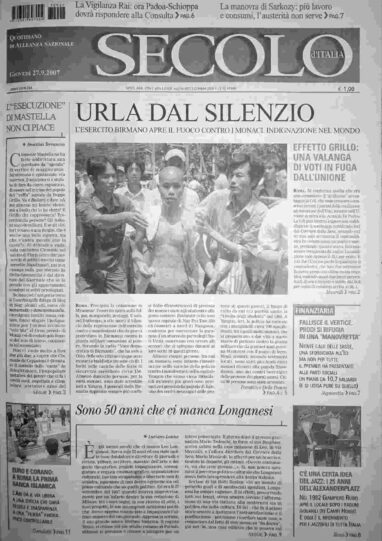 giovedì 27 settembre 2007