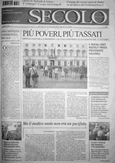 domenica 30 settembre 2007