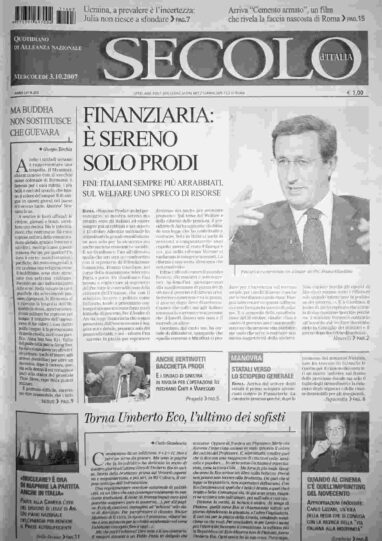 mercoledì 3 ottobre 2007