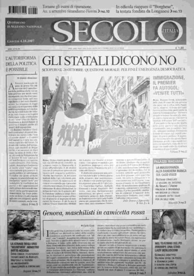 giovedì 4 ottobre 2007