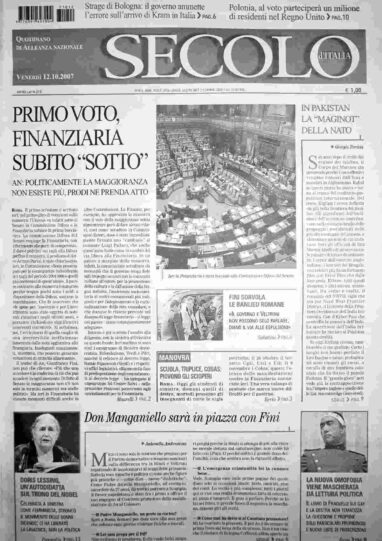 venerdì 12 ottobre 2007