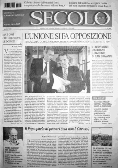 sabato 20 ottobre 2007