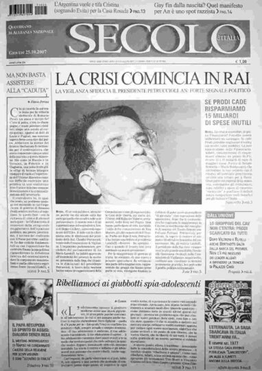 giovedì 25 ottobre 2007