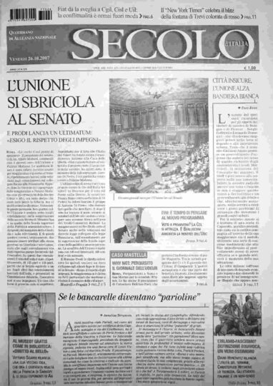 venerdì 26 ottobre 2007