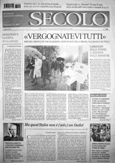 venerdì 2 novembre 2007