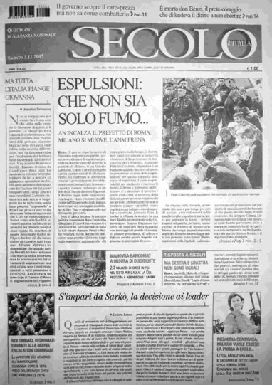 sabato 3 novembre 2007