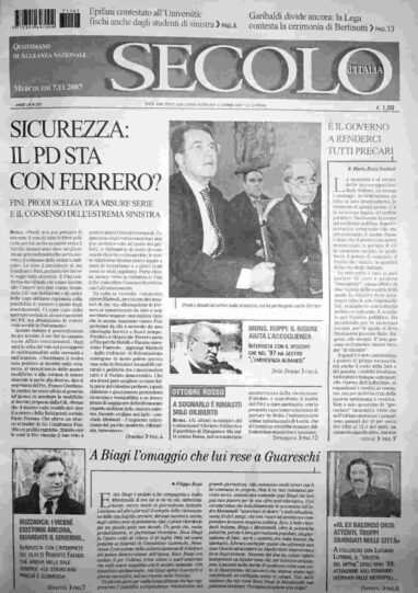 mercoledì 7 novembre 2007