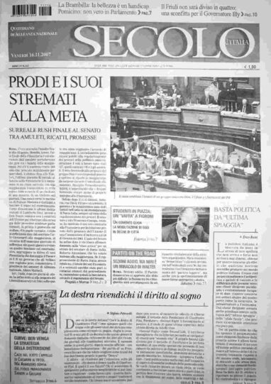 venerdì 16 novembre 2007