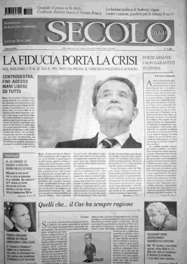 giovedì 29 novembre 2007