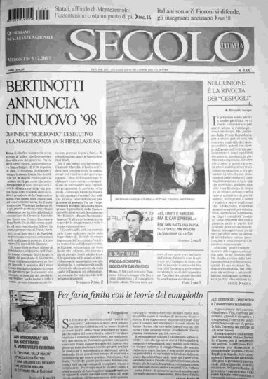 mercoledì 5 dicembre 2007