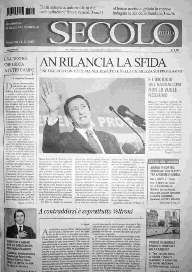 martedì 11 dicembre 2007