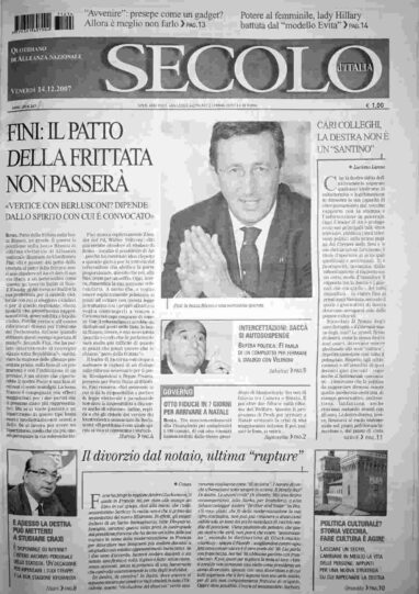 venerdì 14 dicembre 2007