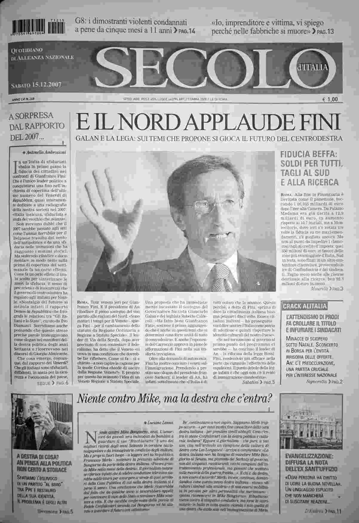 sabato 15 dicembre 2007