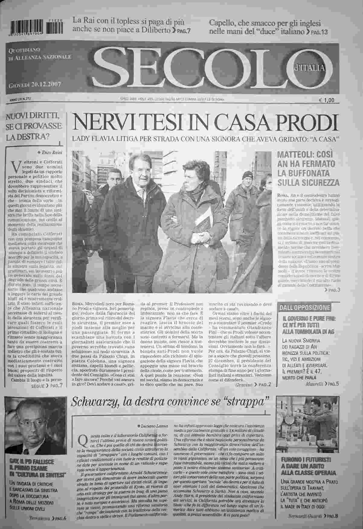 giovedì 20 dicembre 2007