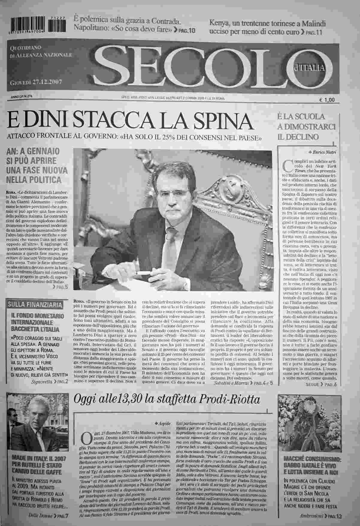 giovedì 27 dicembre 2007