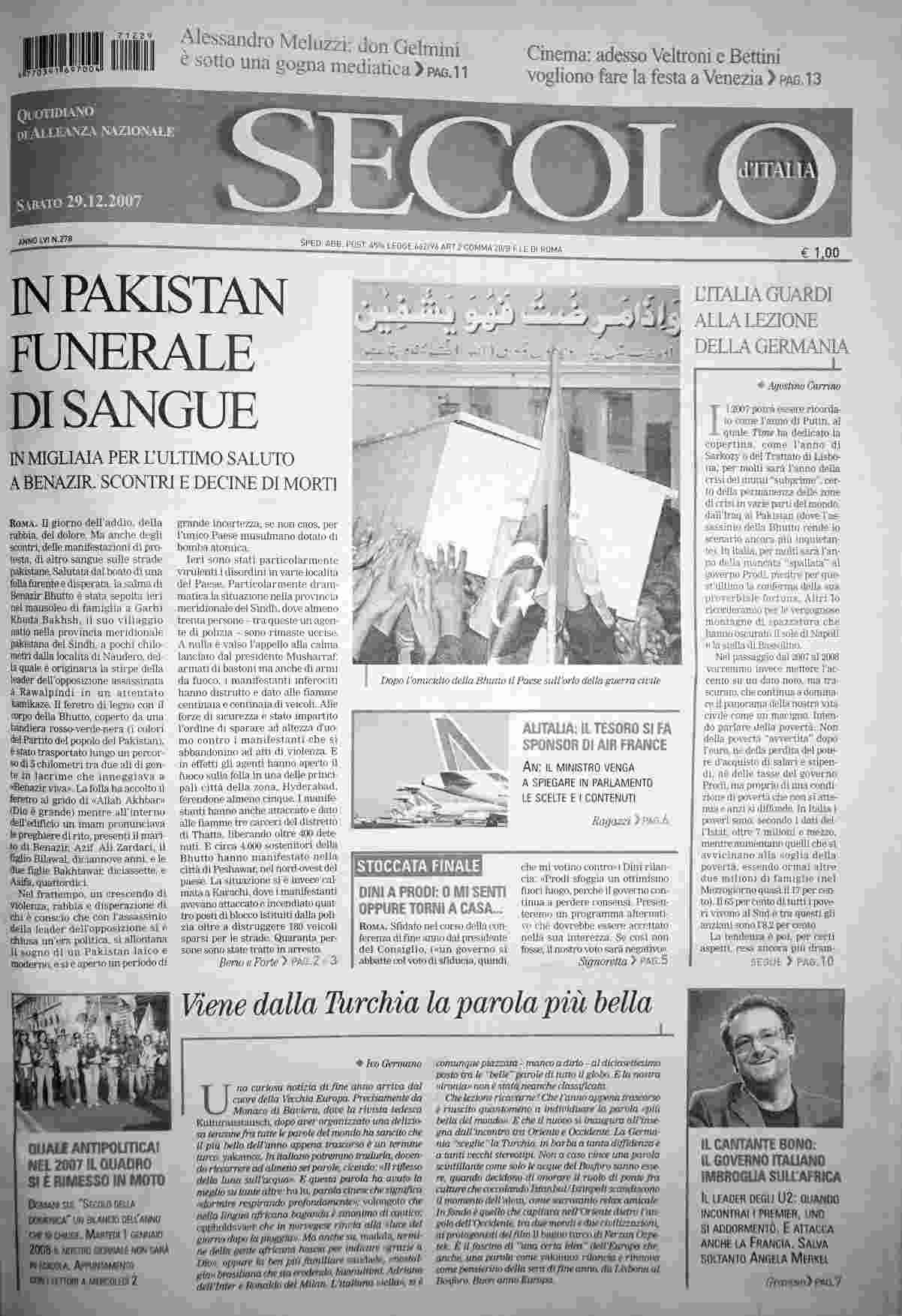 sabato 29 dicembre 2007