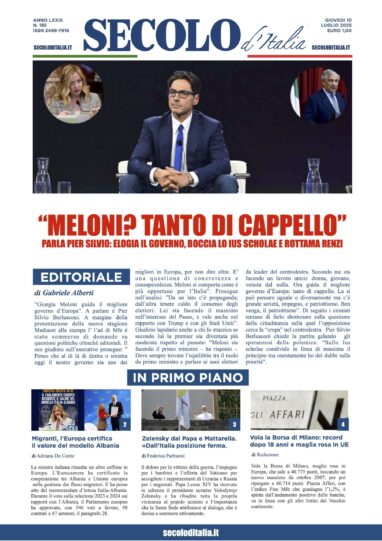 Giovedì 10 luglio 2025