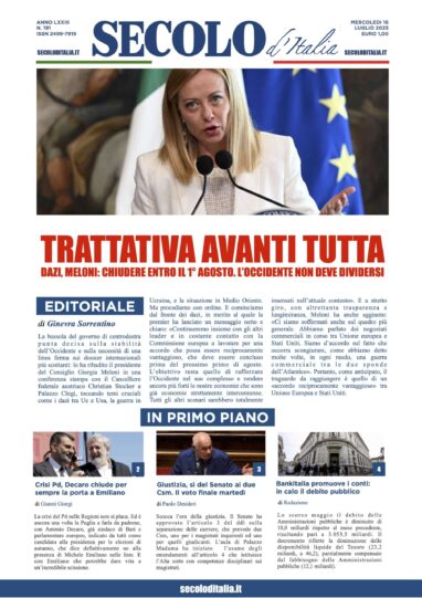 Mercoledì 16 luglio 2025