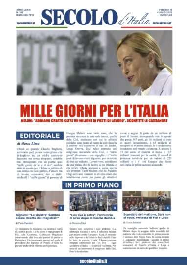 Venerdì 18 luglio 2025